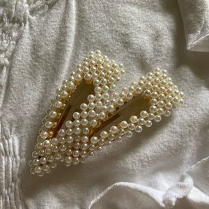 Free People Pearl Barrettes